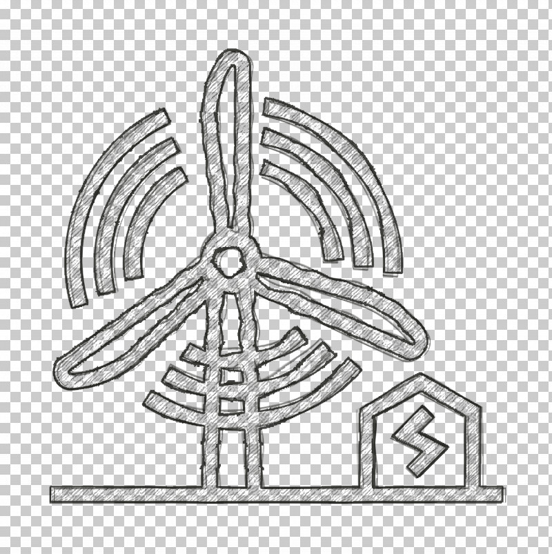Turbine Icon Industry Icon Wind Icon PNG, Clipart, Black, Black And White, Industry Icon, Line, Line Art Free PNG Download