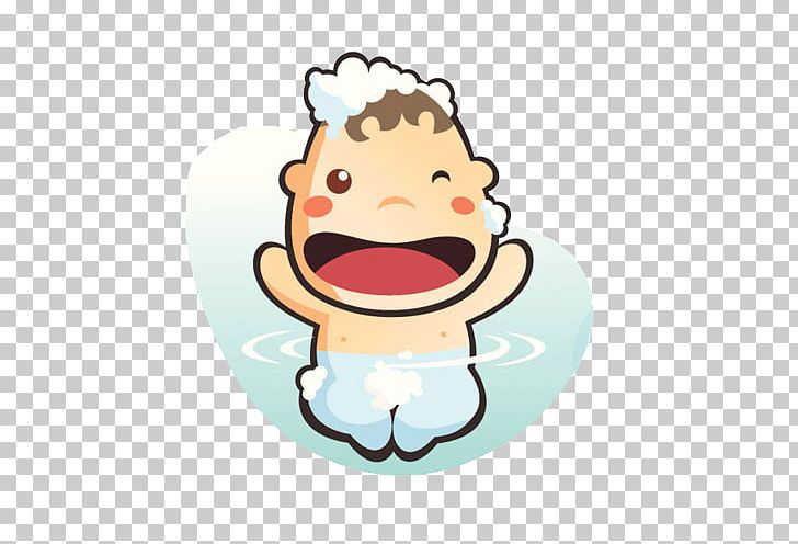 Bathing Smile Infant Illustration PNG, Clipart, Babies, Baby, Baby Announcement Card, Baby Background, Baby Clothes Free PNG Download