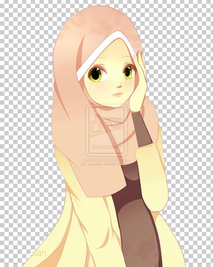 Anime Hijab Character PNG Transparent Images Free Download