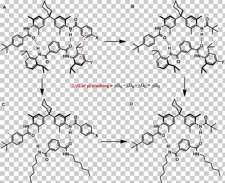 Stacking Pi Bond DNA Non-covalent Interactions Molecule PNG, Clipart, Angle, Benzene, Binding Energy, Black And White, Chemical Bond Free PNG Download