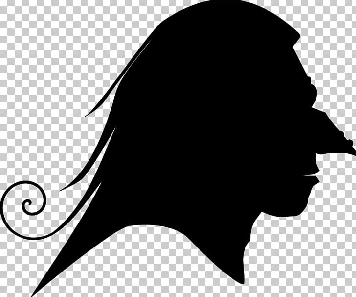 Silhouette Witchcraft PNG, Clipart, Animals, Black, Black And White, Computer Icons, Face Free PNG Download