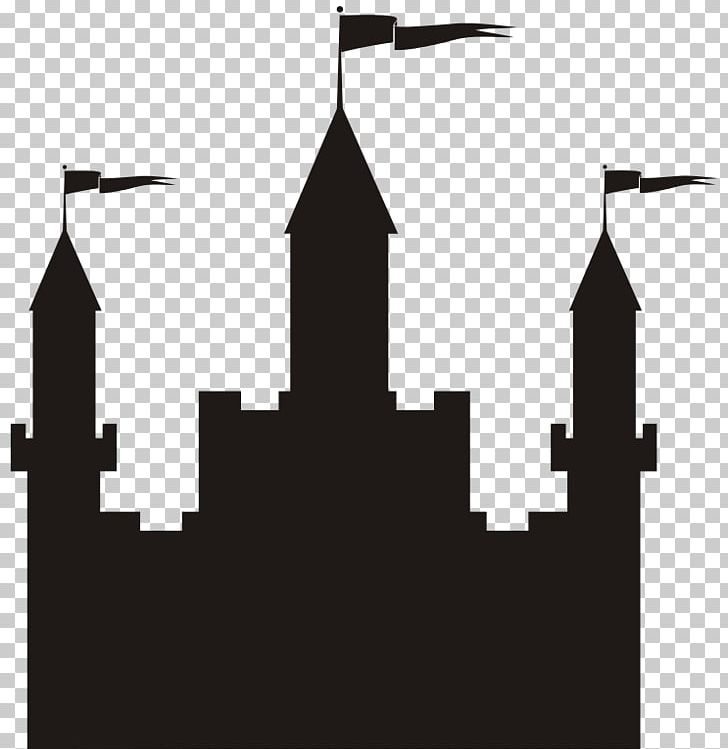 Castle Silhouette PNG, Clipart, Architecture, Black And White, Building, Castle, Download Free PNG Download