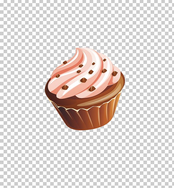 Ice Cream Buttercream Praline Cupcake PNG, Clipart, Buttercream, Cake, Chocolate, Chocolate Vector, Cream Free PNG Download