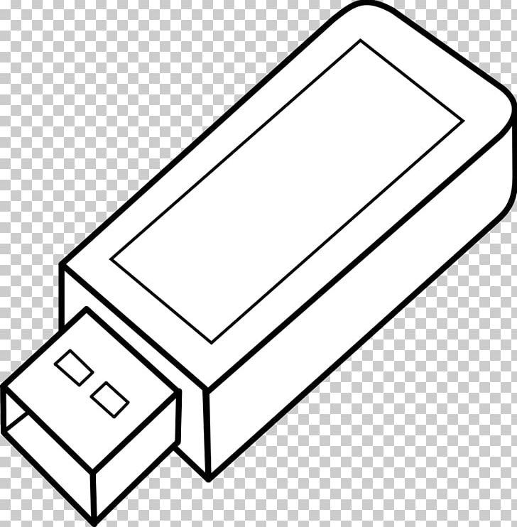 USB Flash Drive PNG, Clipart, Angle, Area, Black, Black And White, Computer Data Storage Free PNG Download