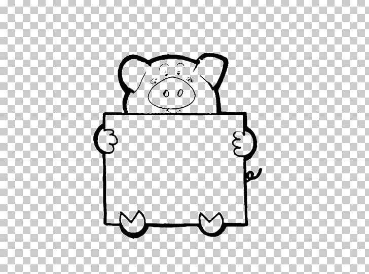 Black And White Paper Cartoon Designer PNG, Clipart, Animals, Area, Black, Border, Border Frame Free PNG Download