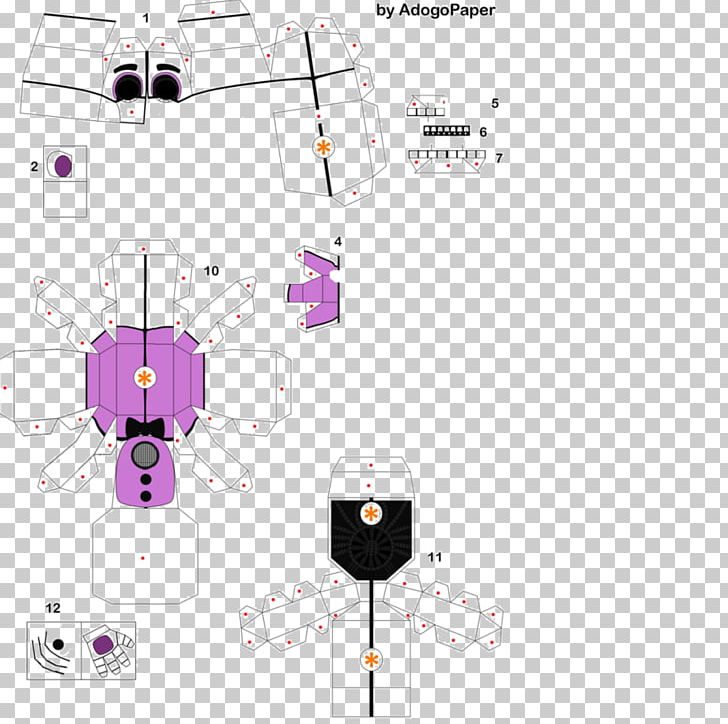 Five Nights At Freddy's 2 Five Nights At Freddy's: Sister Location Paper Model Five Nights At Freddy's 3 PNG, Clipart, Angle, Costume, Craft, Diagram, Electronics Accessory Free PNG Download