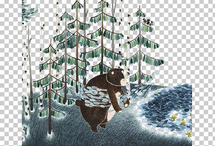 Kalevala Finland Bear Despair Illustration PNG, Clipart, Animals, Art, Bear, Black Background, Black Hair Free PNG Download