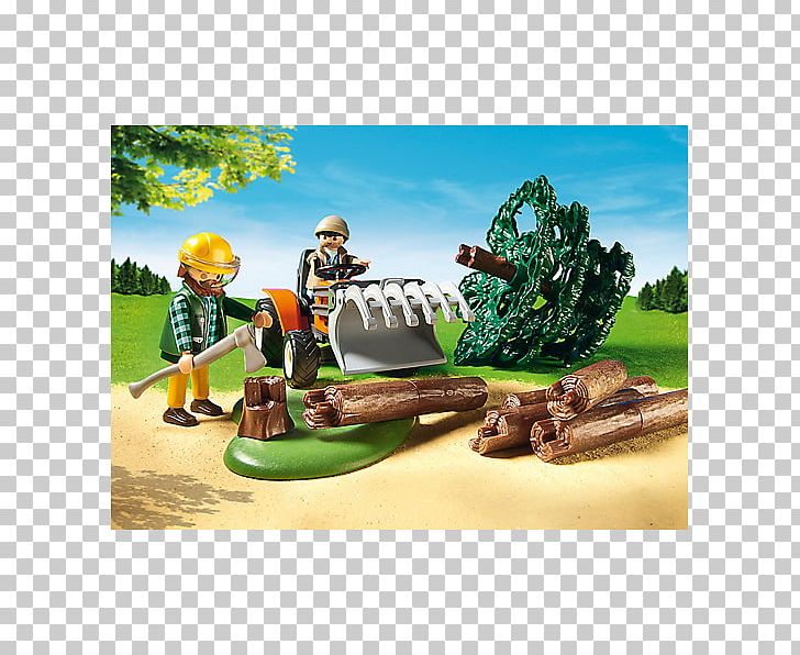 Lumberjack Playmobil Tractor Toy Wood PNG, Clipart, Firewood, Forest, Grass, Landscape, Lumber Free PNG Download
