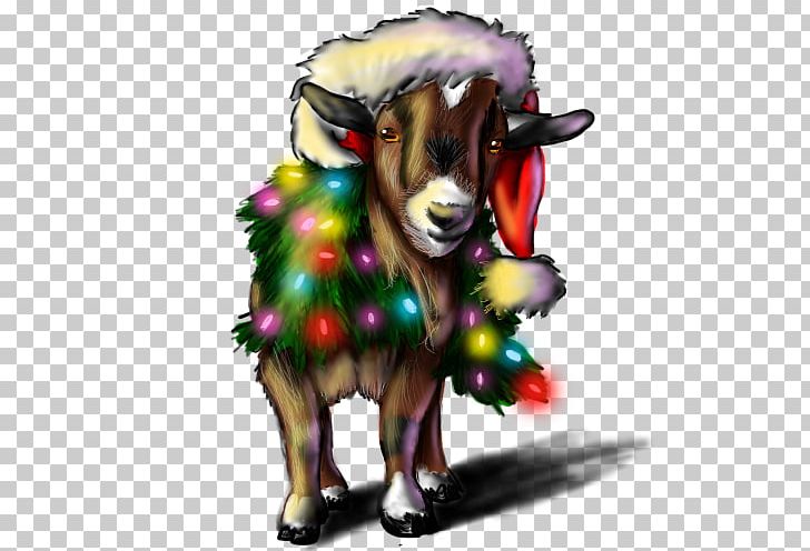 Horse Sheep Goat Cattle Illustration PNG, Clipart, Art, Cartoon, Cattle, Cattle Like Mammal, Christmas Day Free PNG Download