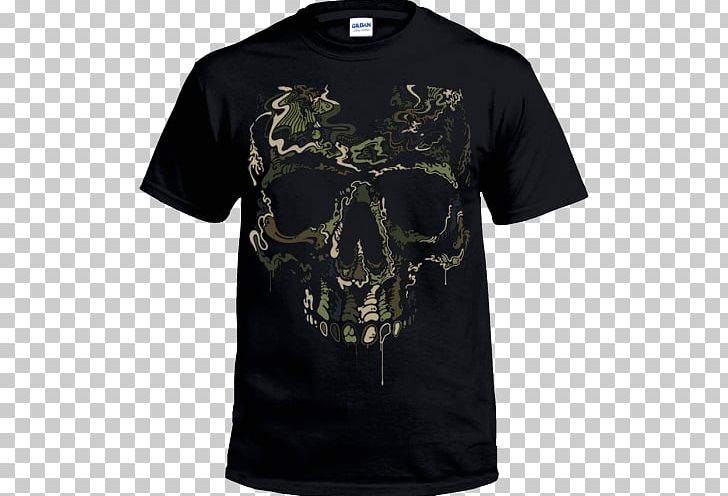 T-shirt Hoodie Military Camouflage Skull PNG, Clipart, Active Shirt, Black, Blouse, Bluza, Brand Free PNG Download