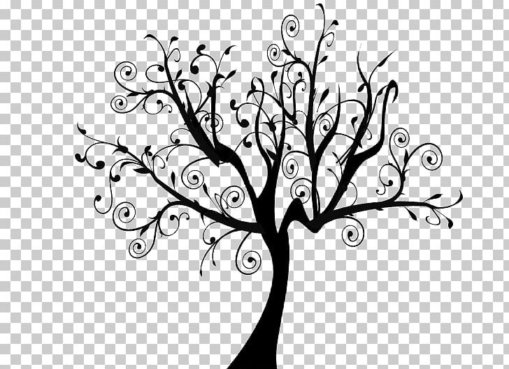 Branch Tree Silhouette PNG, Clipart, Art, Black And White, Branch, Clip Art, Drawing Free PNG Download