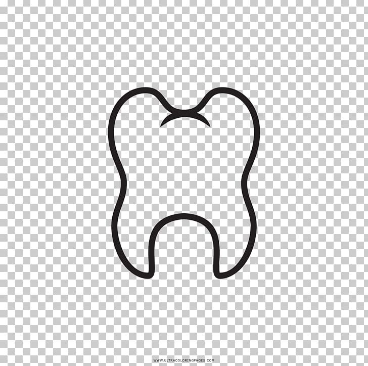 Tooth Drawing Molar Black And White Coloring Book PNG, Clipart, Black, Black And White, Body Jewelry, Coloring Book, Dentista Free PNG Download