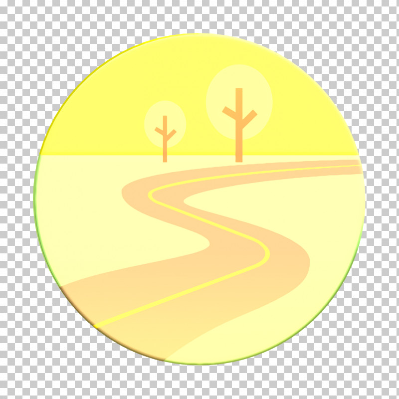 Travel Icon Road Icon PNG, Clipart, Meter, Road Icon, Symbol, Travel Icon, Yellow Free PNG Download