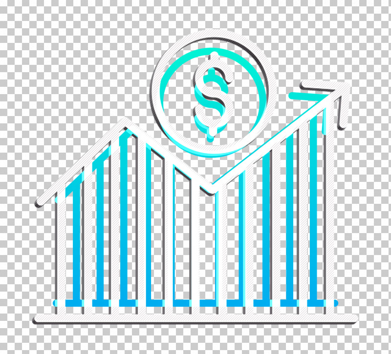 Growth Icon Graph Icon Investment Icon PNG, Clipart, Aqua, Blue, Circle, Electric Blue, Emblem Free PNG Download