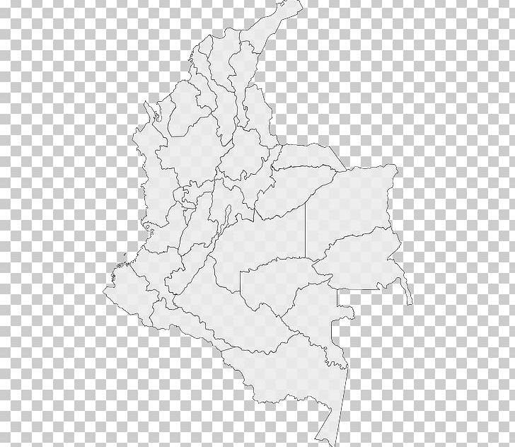 Departments Of Colombia Map PNG, Clipart, Area, Black And White, Cdr, Clip Art, Colombia Free PNG Download