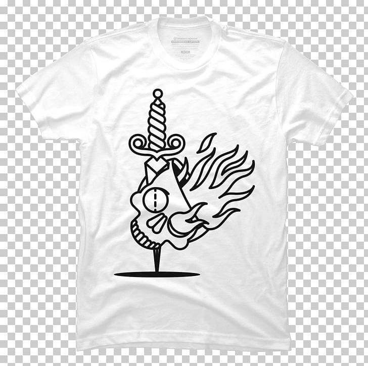 T-shirt Bird Sleeve White Bluza PNG, Clipart, Bird, Black, Black And White, Bluza, Brand Free PNG Download