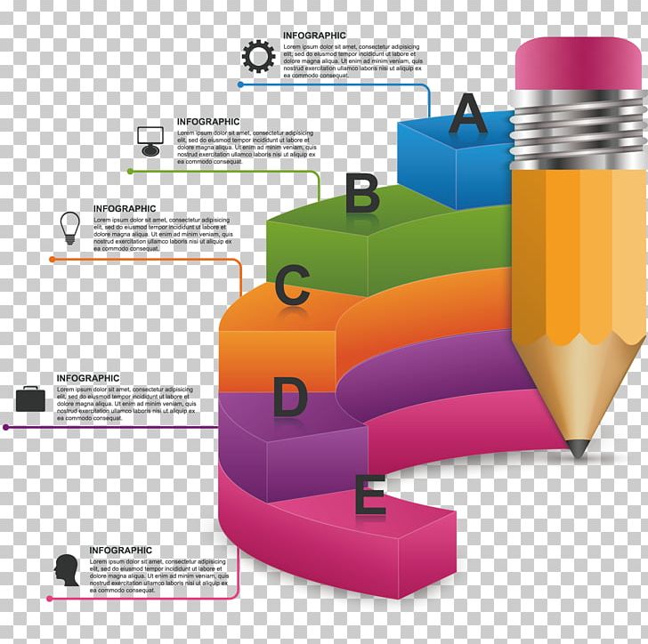 Graphic Design Infographic Pencil PNG, Clipart, Adobe Illustrator, Angle, Brand, Color Pencil, Design Element Free PNG Download