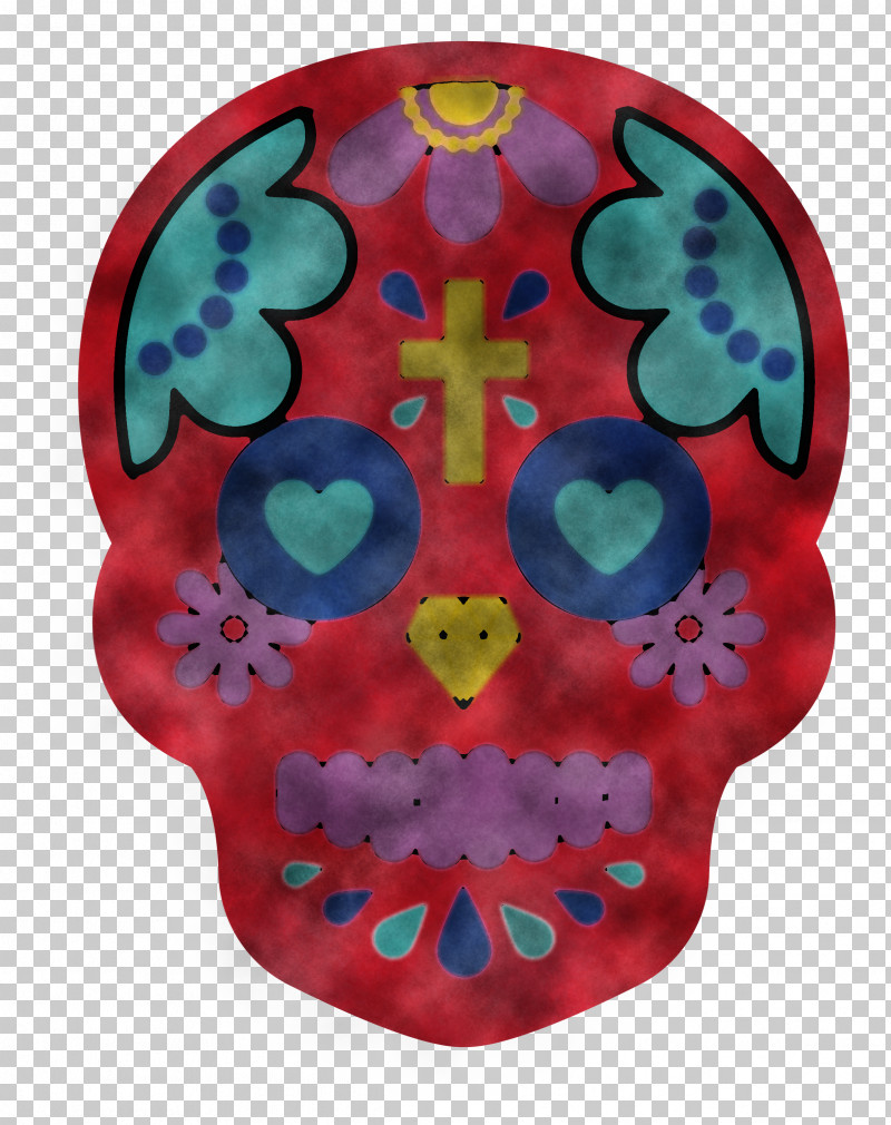 Skull Mexico PNG, Clipart, Mexico, Skull, Turquoise Free PNG Download