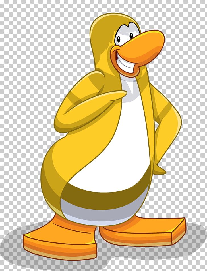 Club Penguin Hoodie Yellow Blue PNG