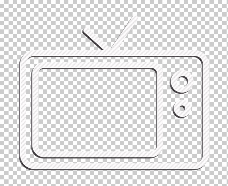 Television Icon Communication Icon PNG, Clipart, Communication Icon, Line, Multimedia, Rectangle, Square Free PNG Download