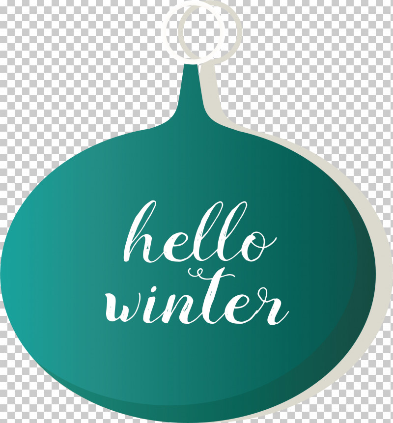 Hello Winter Winter PNG, Clipart, Bauble, Christmas Day, Green, Hello Winter, Logo Free PNG Download
