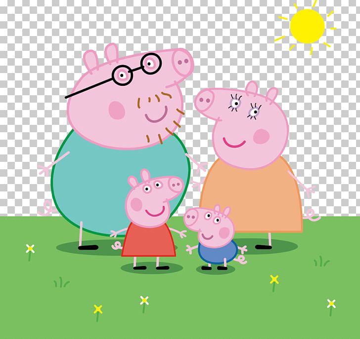 Daddy Pig Domestic Pig Drawing PNG, Clipart, Animals, Cartoon, Child, Family, Family Photo Free PNG Download