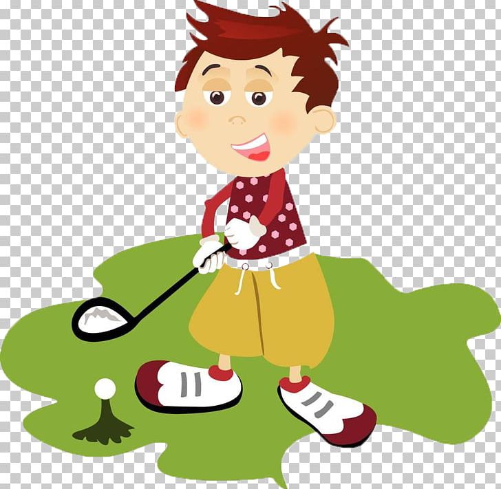 Golf Cartoon Illustration PNG, Clipart, Art, Ball, Boy, Boy Cartoon, Boys Free PNG Download