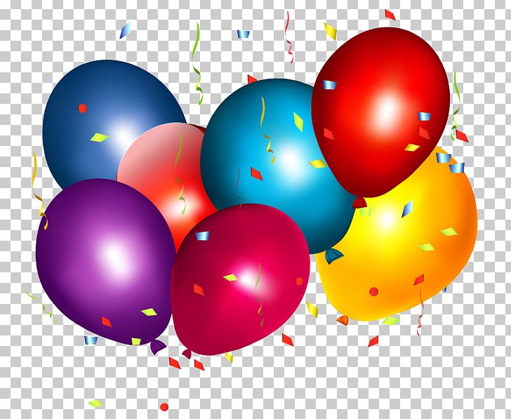 Balloon Confetti Party PNG, Clipart, Animation, Ball, Balloon, Balloons, Birthday Free PNG Download