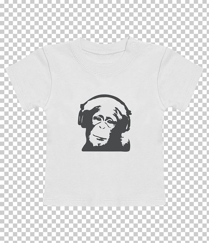T-shirt Chimpanzee Shoulder Sleeve Disc Jockey PNG, Clipart, Bag, Black, Brand, Chimpanzee, Clothing Free PNG Download