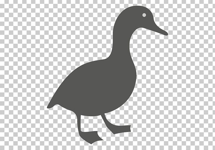 Duck Goose Computer Icons PNG, Clipart, Animals, Beak, Bird, Black And White, Computer Icons Free PNG Download