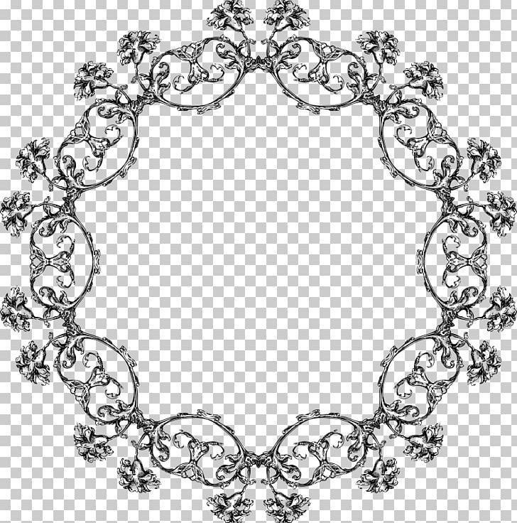 Line Art Frames Body Jewellery Pattern PNG, Clipart, Art, Black And White, Body Jewellery, Body Jewelry, Circle Free PNG Download