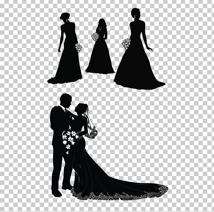 Bridegroom Wedding PNG, Clipart, Black, Black And White, Bride, Brides, Bride Vector Free PNG Download