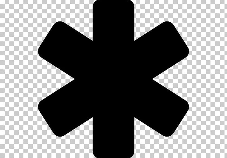 Computer Icons Asterisk Star Of Life PNG, Clipart, Asterisk, Black And White, Character, Computer Icons, Cross Free PNG Download