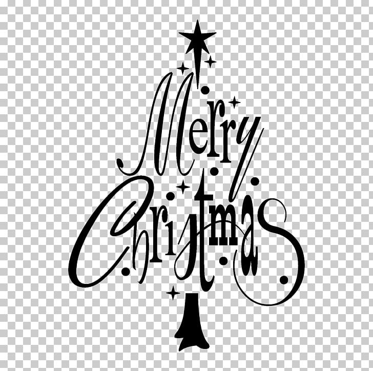 Window Wall Decal Christmas Tree PNG, Clipart, Art, Artwork, Black And White, Brand, Calligraphy Free PNG Download