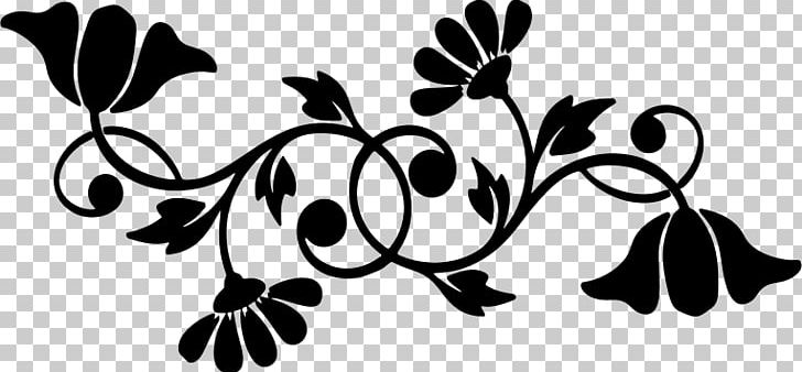 Floral Design Motif Flower PNG, Clipart, Art, Black, Black And White, Branch, Computer Icons Free PNG Download
