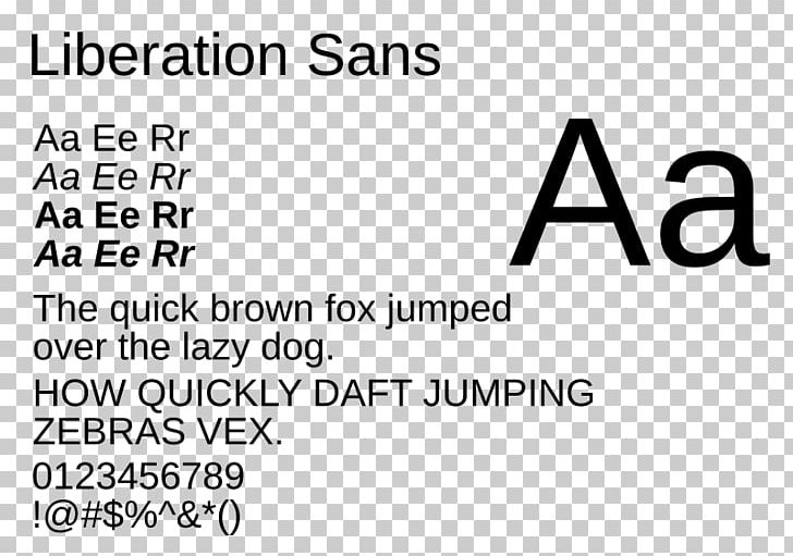 Liberation Fonts Typeface Monospaced Font TrueType Font PNG, Clipart, Angle, Area, Ascender Corporation, Black, Diagram Free PNG Download