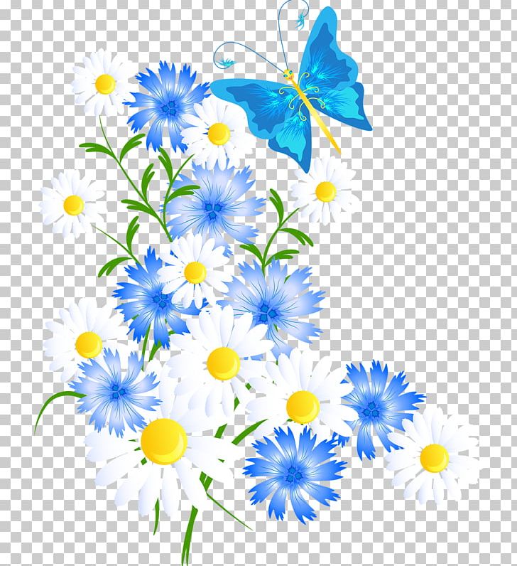 Blue Flower PNG, Clipart, Artwork, Blue, Color, Daisy Family, Digital Image Free PNG Download