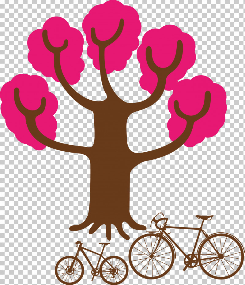 Bike Bicycle PNG, Clipart, Bicycle, Bike, Floral Design, Flower, Line Free PNG Download