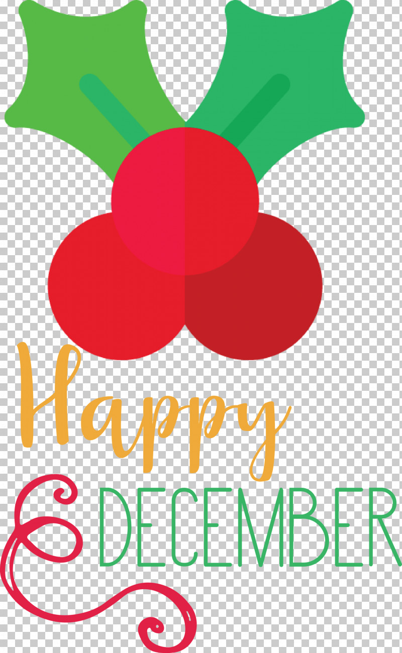 Happy December Winter PNG, Clipart, Flower, Fruit, Green, Happy December, Leaf Free PNG Download
