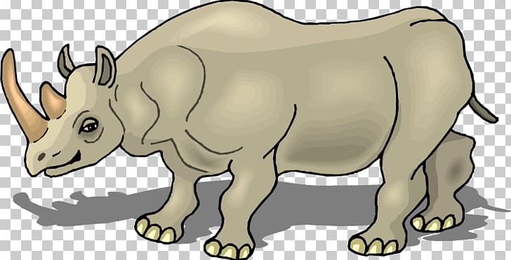 Rhinoceros Cattle Raster Graphics Horn PNG, Clipart, Animal, Animal Figure, Artwork, Bitmap, Carnivoran Free PNG Download