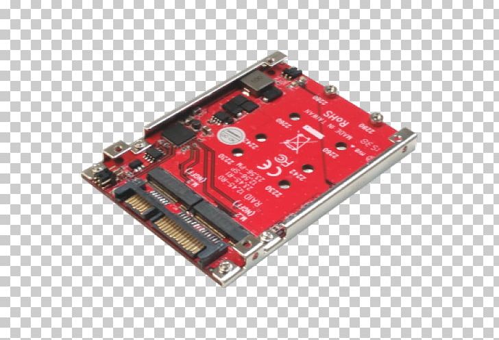 M.2 Serial ATA Solid-state Drive PCI Express Adapter PNG, Clipart, Adapter, Circuit Component, Computer, Computer Hardware, Electron Free PNG Download