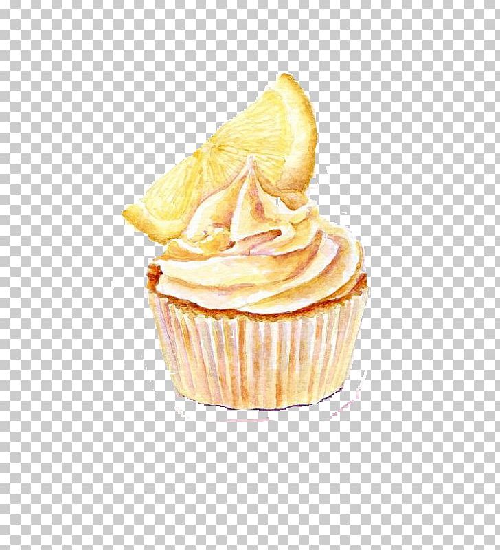 Cupcake Buttercream Watercolor Painting Drawing PNG, Clipart, Art, Avatan, Avatan Plus, Baking, Baking Cup Free PNG Download