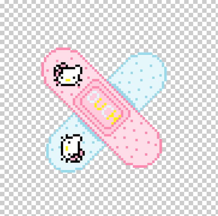 Hello Kitty Band-Aid Pixel Art Drawing Adhesive Bandage PNG, Clipart, Adhesive Bandage, Animation, Area, Art, Bandage Free PNG Download