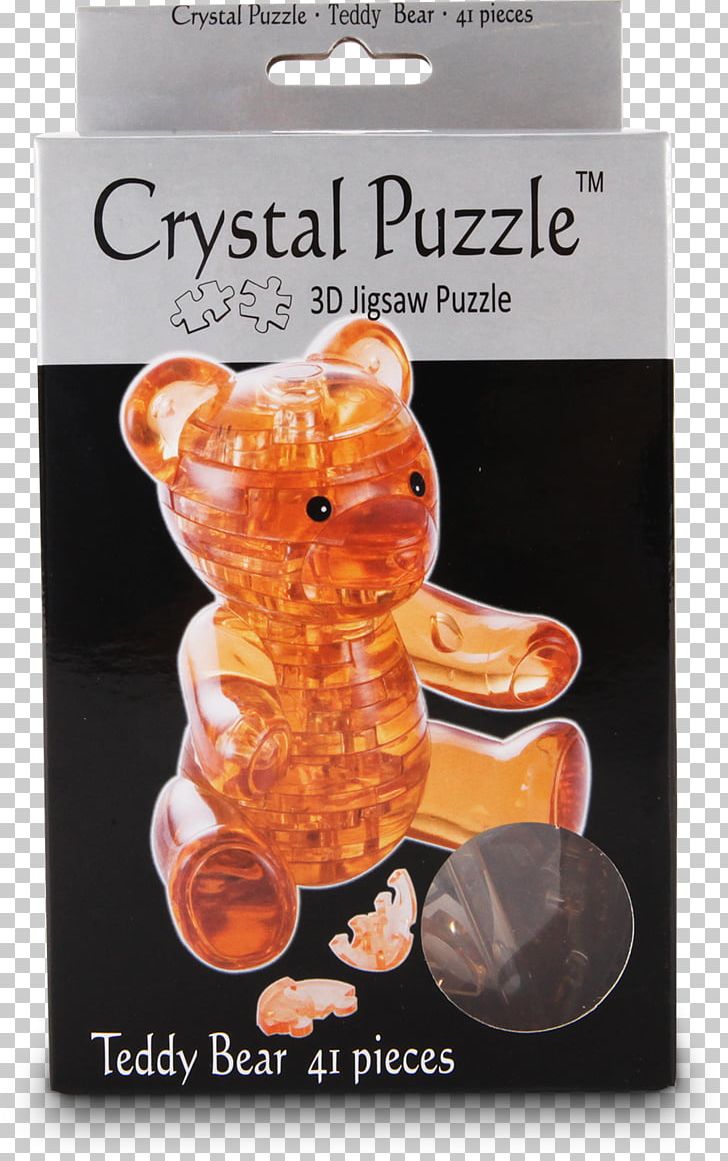 Puzzle Game Three-dimensional Space Toy Crystal PNG, Clipart, Bear, Bear 3d, Crystal, Game, Orange Free PNG Download