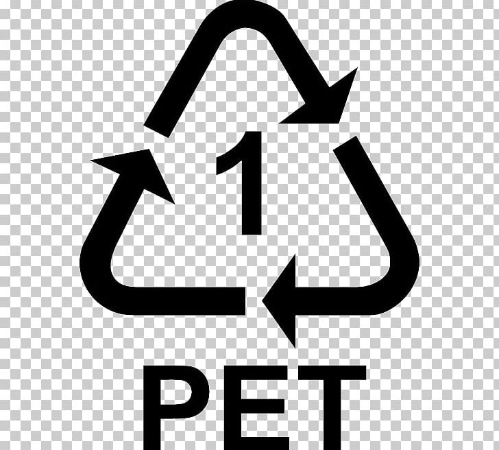 Resin Identification Code Polyethylene Terephthalate Plastic Recycling Symbol PNG, Clipart, Angle, Area, Black And White, Code, Line Free PNG Download