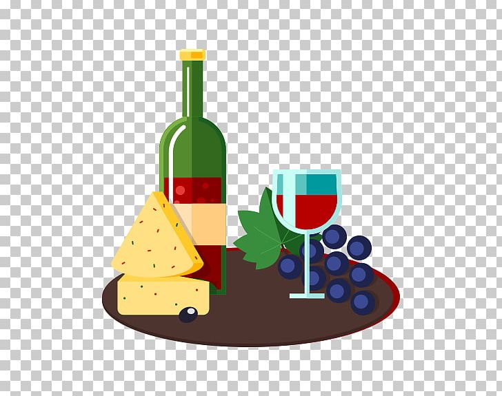 Red Wine Cheese Illustration PNG, Clipart, Bottle, Cheese, Cheese Vector, Drinkware, Flat Design Free PNG Download