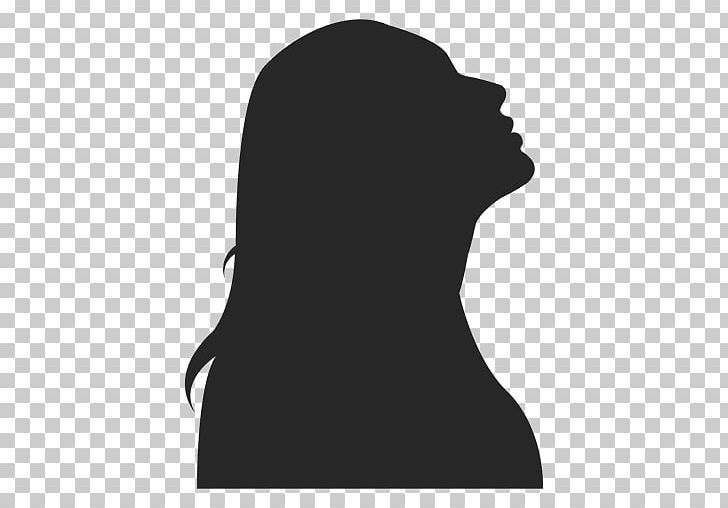 Silhouette Female PNG, Clipart, Animals, Black, Black And White, Face, Female Free PNG Download