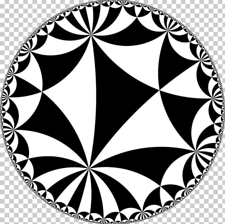 Hyperbolic Geometry Tessellation Azulejo Tile Pattern PNG, Clipart, Area, Art, Azulejo, Black, Chess Free PNG Download