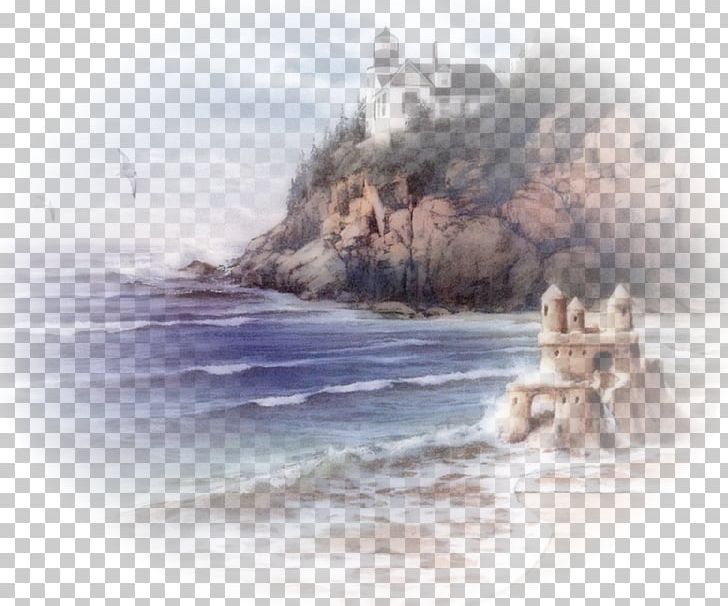 Landscape Sea Shore Painting PNG, Clipart, Coast, Coastal And Oceanic Landforms, Computer Wallpaper, Deniz, Desktop Wallpaper Free PNG Download