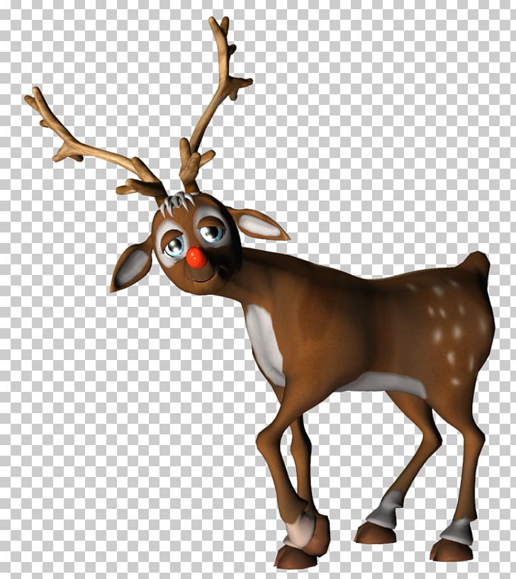 Reindeer Rudolph Santa Claus PNG, Clipart, Animals, Antler, Christmas, Computer Icons, Deer Free PNG Download